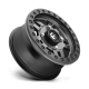 Fuel Off Road Anza D918 Beadlock Matte Anthracite w/ Black Ring 15x7 Wheel/Rim (Full Set)