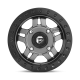 Fuel Off Road Anza D918 Beadlock Matte Anthracite w/ Black Ring 15x7 Wheel/Rim (Full Set)