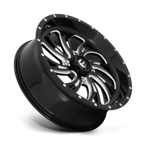 Fuel Off Road Kompressor Gloss Black Milled 20x7 Wheels/Rims (Full Set) Fuel Off Road Kompressor Gloss Black Milled 20x7 Wheels/Rims (Full Set)