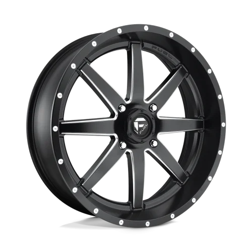 Fuel Maverick Matte Black Milled wheel