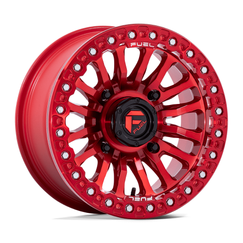 Fuel Off Road Rincon Candy Red 15x7 Beadlock Wheels/Rims (Full Set)