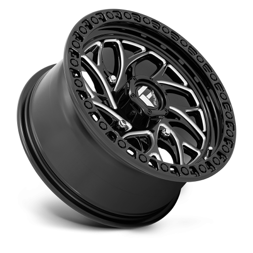 Fuel Off Road Runner Gloss Black & Milled 15x7 Wheels/Rims (Full Set)