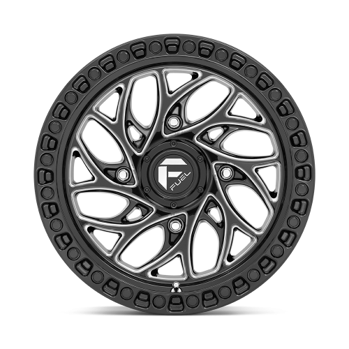 Fuel Off Road Runner Gloss Black & Milled 15x7 Wheels/Rims (Full Set)