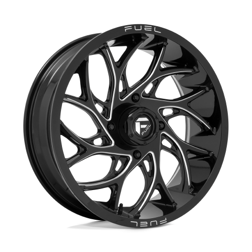 Fuel Off Road Runner Gloss Black & Milled 24x7 Wheels/Rims (Full Set) Fuel Off Road Runner Gloss Black & Milled 24x7 Wheels/Rims (Full Set)