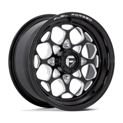 System 3 XT400W 30x12-15 Tires on Fuel Scepter Gloss Black Milled (15x10) Forged Wheels