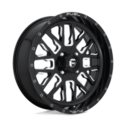 Fuel Off Road Stroke Gloss Black & Milled 18x7 Wheels/Rims (Full Set) Fuel Off Road Stroke Gloss Black & Milled 18x7 Wheels/Rims (Full Set)