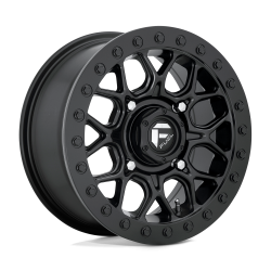 Fuel Off Road Tech D916 Beadlock Matte Black 15x7 Wheel/Rim (Full Set)