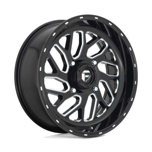 Tiron HS617 TT 33x9.5-16 Tires on Fuel Triton Gloss Black Milled Wheels