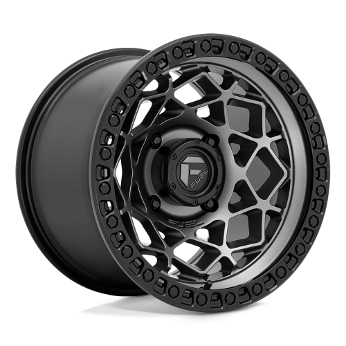 System 3 XT400W 30x12-15 Tires on Fuel Unit Matte Gunmetal (15x10) Wheels