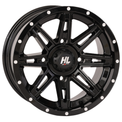 Quadboss QBT889 28x10-14 (8ply) Radial Tires on HL22 Gloss Black Wheels Quadboss QBT889 28x10-14 (8ply) Radial Tires on HL22 Gloss Black Wheels