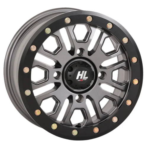 HL23 Gunmetal Grey Beadlock wheel