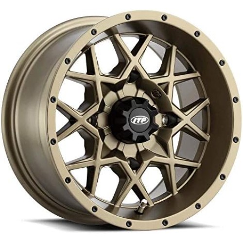 ITP Hurricane Bronze 14x7 Wheels/Rims (Full Set)