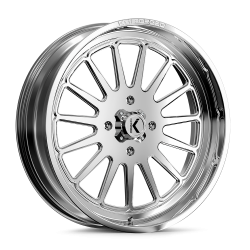 EFX Motohavok 42x8.5-24 Tires on KG1 Forged KU016 Rays Polished Wheels