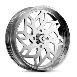 EFX Motohavok 42x8.5-24 Tires on KG1 Forged KU021 Kreator Polished Wheels