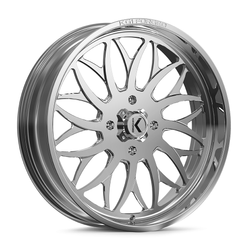 High Lifter Outlaw Max 37x10-24 Tires on KG1 Forged KU022 Galactic Polished Wheels
