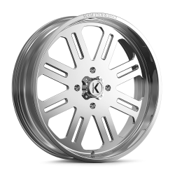 BKT TR 171 46x12.4-24 Tires on KG1 Forged KU034 H8ter Polished Wheels