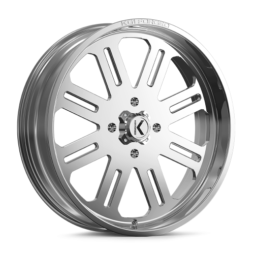 BKT TR 171 46x12.4-24 Tires on KG1 Forged KU034 H8ter Polished Wheels