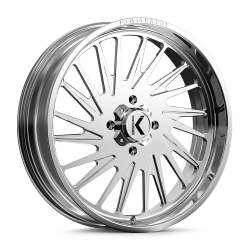 System 3 XTR370 40x10-24 Tires on KG1 Forged KU038 Javelin Polished Wheels