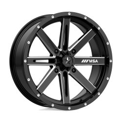 Tiron HS617 TT 31x8-16 Tires on MSA M41 Boxer Gloss Black Milled Wheels Tiron HS617 TT 31x8-16 Tires on MSA M41 Boxer Gloss Black Milled Wheels