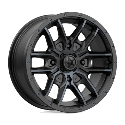 BFGoodrich Mud-Terrain KM3 28x10-14 Tires on MSA M43 Fang Titanium Tint Wheels