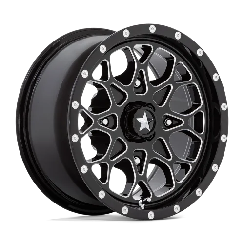 MSA M45 Portal Gloss Black Milled wheel