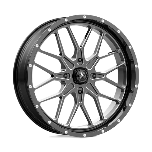 MSA M45 Portal Gloss Black Milled wheel