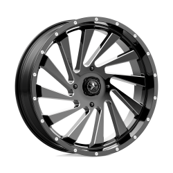 ITP Versa Cross V3 Tires 28x10-18 on MSA M46 Blade Gloss Black Milled Wheels