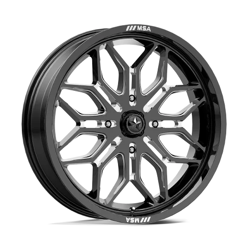 MSA M47 Sniper Gloss Black Milled wheel