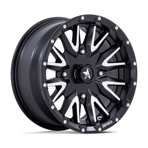 BFGoodrich Mud-Terrain KM3 28x10-14 Tires on MSA M49 Creed Matte Black & Machined Wheels