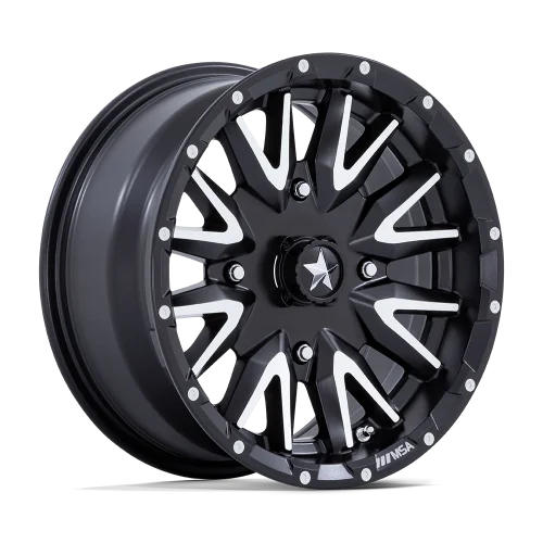 MSA M49 Creed Matte Black & Machined wheel