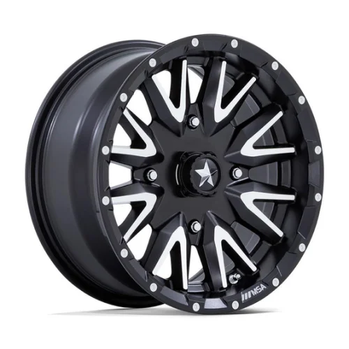 MSA M49 Creed Matte Black & Machined wheel