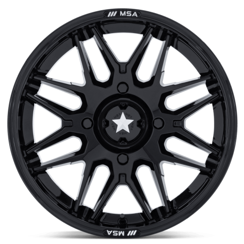 MSA M52 Radar Gloss Black 15x7 Wheels/Rims (Full Set) MSA M52 Radar Gloss Black 15x7 Wheels/Rims (Full Set)