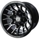 Moose Offroad 24 X Gloss Black 15x7 Wheel/Rim