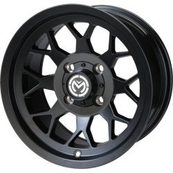 Moose Offroad 27 X Matte Black 14x7 Wheel/Rim