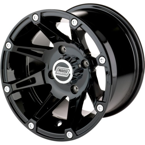 Moose Offroad 387 X Gloss Black 14x7 Wheel/Rim