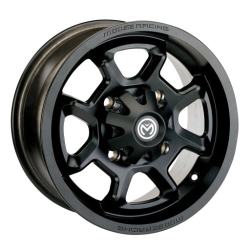 Moose Offroad 415 X Matte Black 14x7 Wheel/Rim
