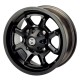 Moose Offroad 415 X Matte Black 14x7 Wheel/Rim