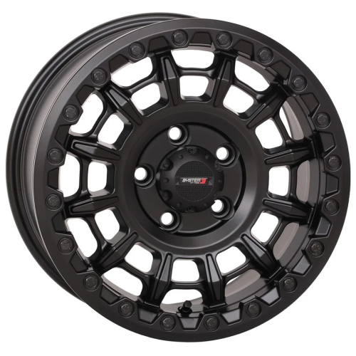 System 3 Offroad SB-10 Beadlock Matte Black 15x7 Wheels/Rims (Full Set) System 3 Offroad SB-10 Beadlock Matte Black 15x7 Wheels/Rims (Full Set)