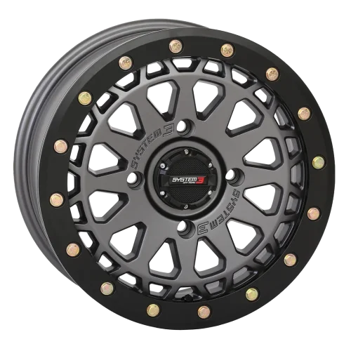 SB-6 Gunmetal Grey Beadlock wheel
