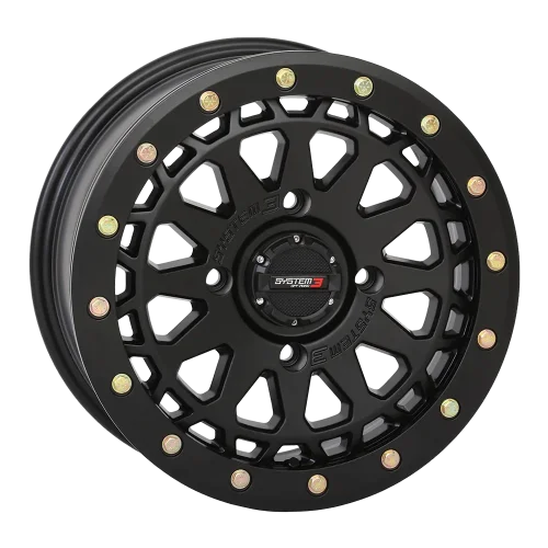 SB-6 Matte Black Beadlock wheel