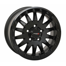 System 3 Offroad SB-8 Matte Black 15x7 Beadlock Wheels/Rims (Full Set)