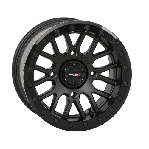 SB-9 Matte Black (15x9) Beadlock wheel