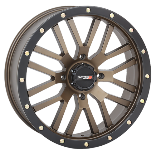 EFX Motoclaw 33x10-20 Tires on System 3 Offroad ST-3 Bronze Wheels