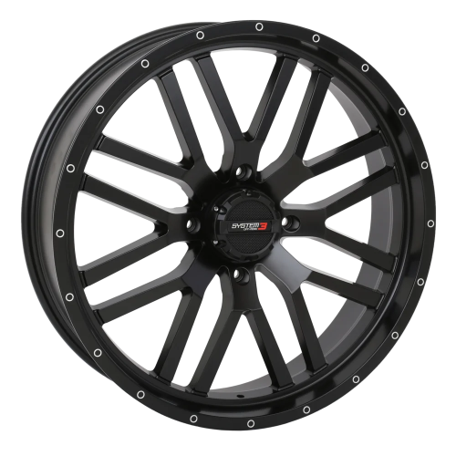 Tiron HS617 TT 44x11.2-24 Tires on System 3 Offroad ST-3 Matte Black Wheels
