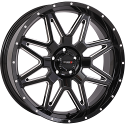 Tiron HS617 TT 37x9.5-20 Tires on ST-7 Gloss Black Milled Wheels Tiron HS617 TT 37x9.5-20 Tires on ST-7 Gloss Black Milled Wheels