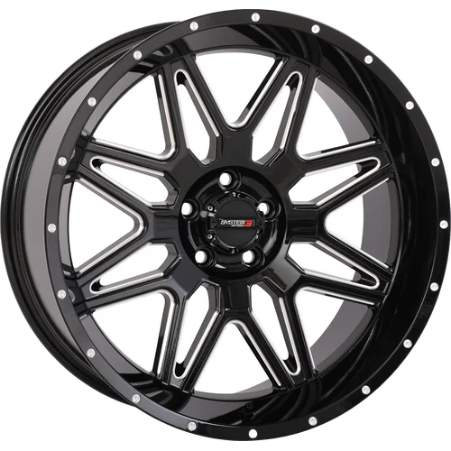 ST-7 Gloss Black Milled (20x9) wheel
