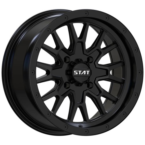 STAT Offroad STAT-01 14x7 Satin Black Wheels/Rims (Full Set)