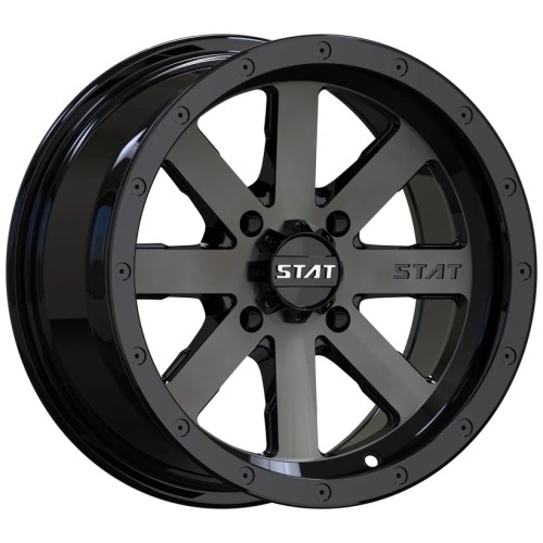 STAT Offroad STAT-02 14x7 Dark Tint Wheels/Rims (Full Set)