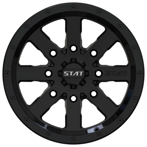 STAT Offroad STAT-02 14x7 Gloss Black Wheels/Rims (Full Set)