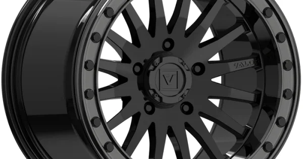 Valor Off Road V06 15x10 Gloss Black Beadlock Wheel/Rim